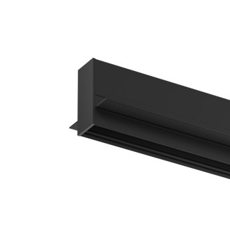 Шинопровод SMART SLIM HIDE, 3м, встраиваемый (для ГКЛ 12,5 мм), 220В AC, IP20, чёрный, алюминий