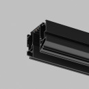 Шинопровод SMART SLIM ONE, 3м, для натяжных потолков (под гарпун), 220В AC, IP20, чёрный, алюминий