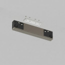 Электрический коннектор прямой для трека BASE SHINE PRIME 48V DC IP20 Темный никель