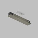 TR5722-DN Электрический коннектор прямой для трека SHINE BASE, 48V DC, IP20, темный никель, алюминий