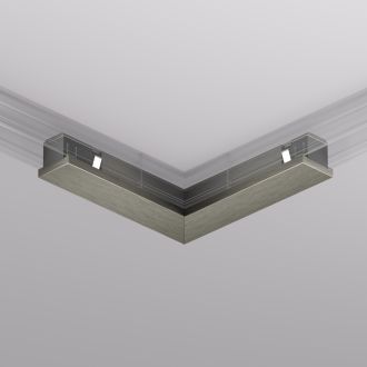 TR5723-DN Электрический коннектор для трека SHINE BASE 90° потолок-потолок, темный никель, алюминий