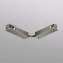 TR5724-DN Электрический коннектор для трека SHINE BASE 90° стена-потолок с поворотом трека под произвольным углом, темный никель, алюминий