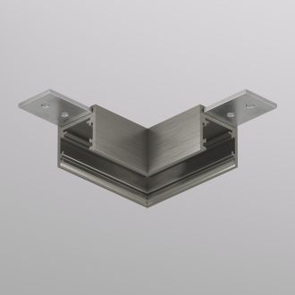 TR5731-DN Угловой элемент для трека SHINE BASE 90° потолок-потолок, темный никель, алюминий