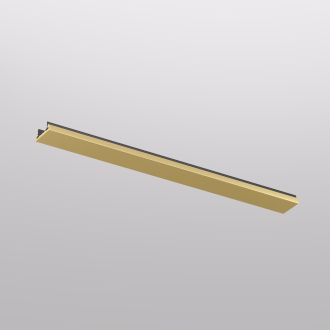 TR5736-SB Декоративная заглушка желоба трека SHINE BASE, 20см, сатинированная латунь, алюминий