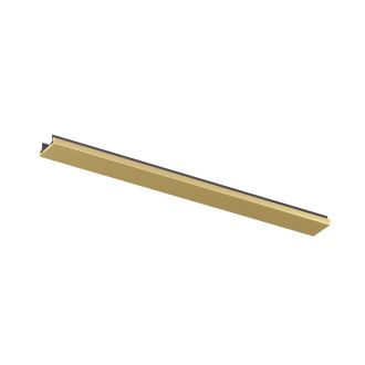 TR5736-SB Декоративная заглушка желоба трека SHINE BASE, 20см, сатинированная латунь, алюминий
