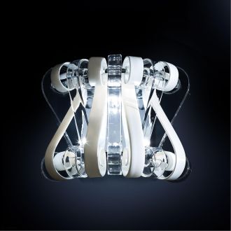 Бра Eletto Volution EL326W02.1, 2×G9 по 40 Вт, хром/прозрачный