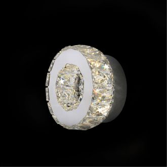 Бра Eletto Olimpia EL330W12.1, LED 24 Вт, хром/прозрачный, современный стиль