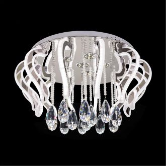 Накладная люстра Eletto Krown EL334C108.1, LED 108 Вт, хром/прозрачный