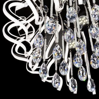 Накладная люстра Eletto Krown EL334C154.1, LED 154 Вт, хром/прозрачный