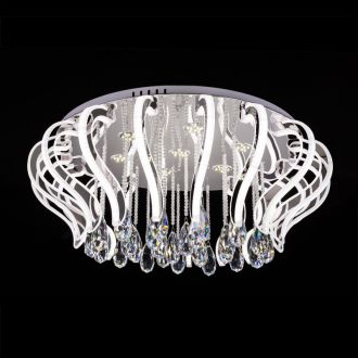 Накладная люстра Eletto Krown EL334C154.1, LED 154 Вт, хром/прозрачный