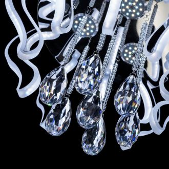 Накладная люстра Eletto Krown EL334C82.1, LED 82 Вт, хром/прозрачный