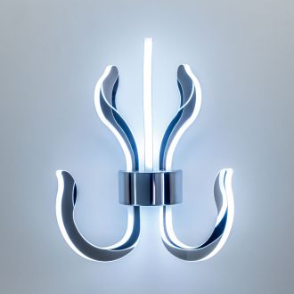 Бра Eletto Miranda EL337W05, LED 24 Вт, хром/белый, современный стиль