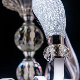 Подвесная люстра Eletto Diva EL339P08, LED 100 Вт, хром/белый