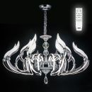 Подвесная люстра Eletto Diva EL339P12, LED 150 Вт, хром/белый Подвесная люстра Eletto Diva EL339P12, LED 150 Вт, хром/белый