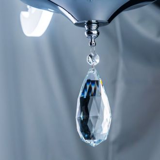 Подвесная люстра Eletto Diva EL339P24, LED 300 Вт, хром/белый