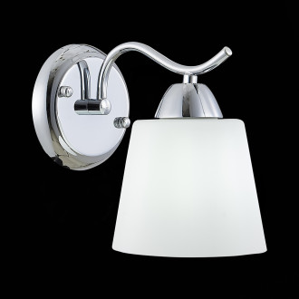 Бра Evoluce Liada SLE103901-01, E27, 60 Вт, хром/белый, классический стиль