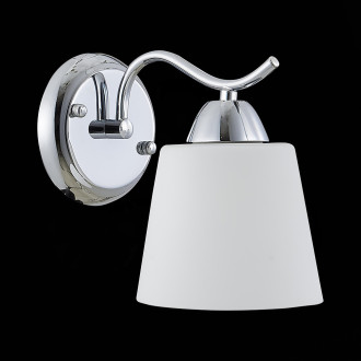 Бра Evoluce Liada SLE103901-01, E27, 60 Вт, хром/белый, классический стиль