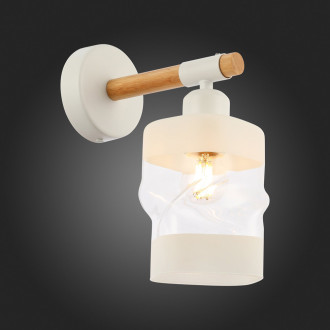 Бра Evoluce Abiritto SLE114501-01, E27, 60 Вт, белый/прозрачный