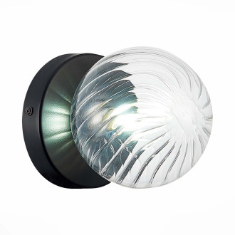 Бра Evoluce Salerno SLE220341-01, G9, 5 Вт, черный/прозрачный