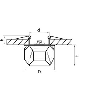 Встраиваемый светильник Lightstar 004060