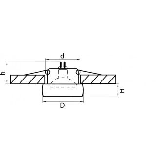 Встраиваемый светильник Lightstar 006204
