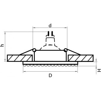Встраиваемый светильник Lightstar 011914