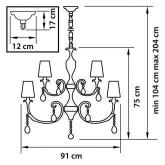 Подвесная люстра Lightstar 691152