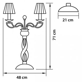 Настольная лампа Lightstar 702934