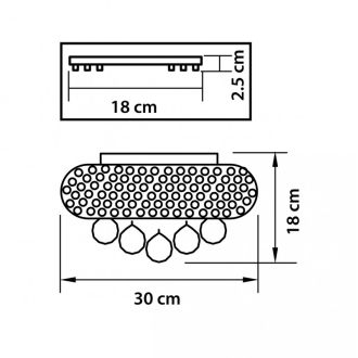 Накладная люстра Lightstar 704034