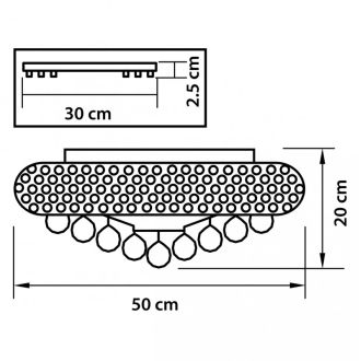 Накладная люстра Lightstar 704094