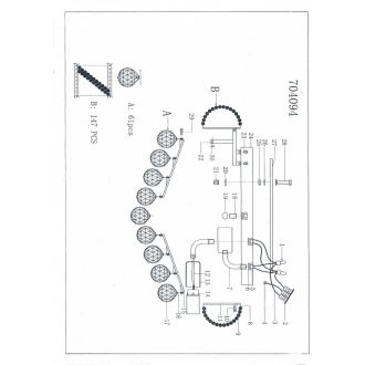 Накладная люстра Lightstar 704094