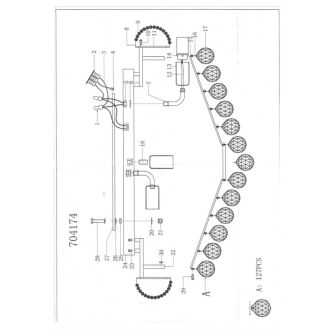 Накладная люстра Lightstar 704174