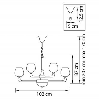 Подвесная люстра Lightstar 706152