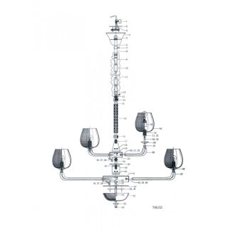 Подвесная люстра Lightstar 706152