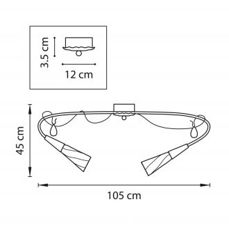 Накладная люстра Lightstar 711120