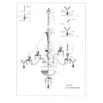Подвесная люстра Lightstar 716154