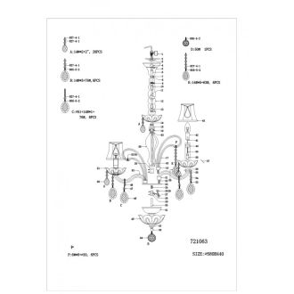 Подвесная люстра Lightstar 721063