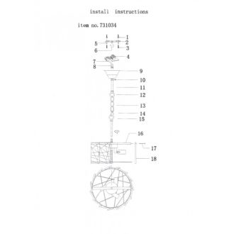 Подвесной светильник Lightstar 731034
