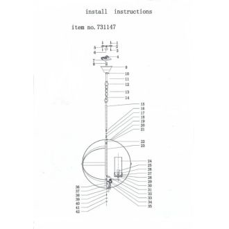 Подвесная люстра Lightstar 731147