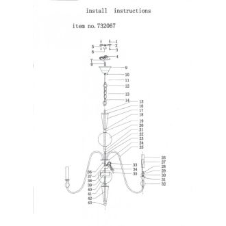 Подвесная люстра Lightstar 732067