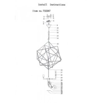 Подвесная люстра Lightstar 732267