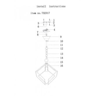 Подвесной светильник Lightstar 732317
