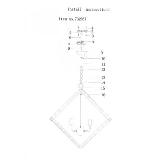 Подвесной светильник Lightstar 732367