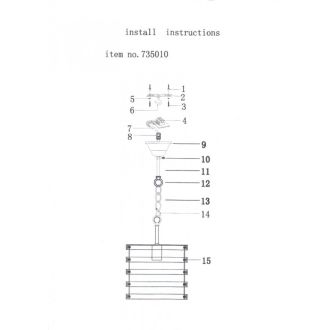 Подвесной светильник Lightstar 735010