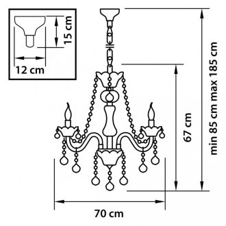 Подвесная люстра Lightstar 738082