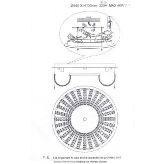 Накладная люстра Lightstar 741074
