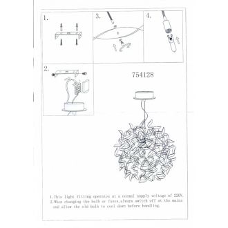 Подвесная люстра Lightstar 754128