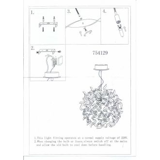 Подвесная люстра Lightstar 754129