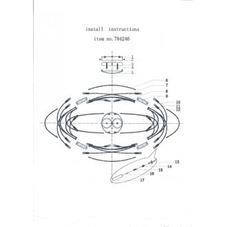 Накладная люстра Lightstar 784246