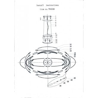 Подвесная люстра Lightstar 784346